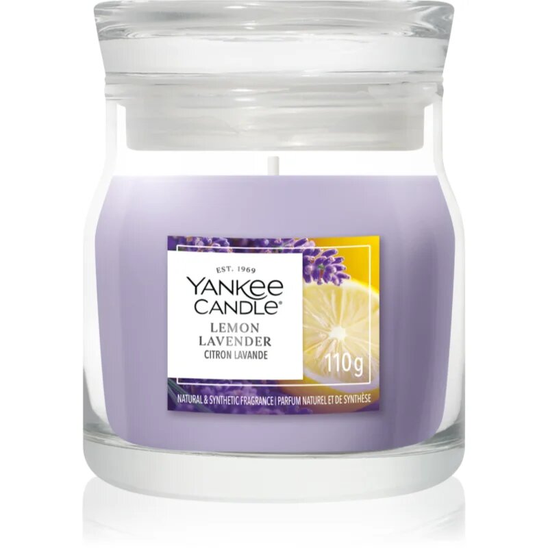 Yankee Candle Lemon Lavender vonná svíčka Signature 110 g