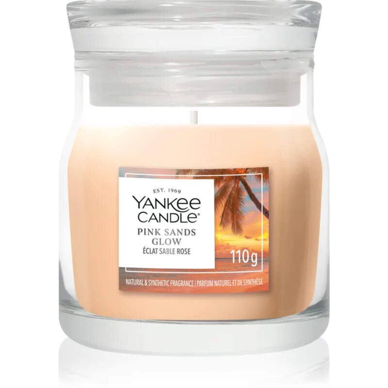Yankee Candle Pink Sands Glow vonná svíčka Signature 110 g