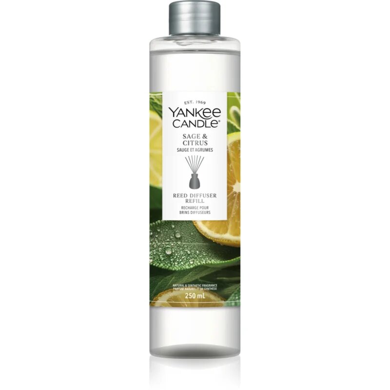 Yankee Candle Sage & Citrus náplň do aroma difuzérů 250 ml