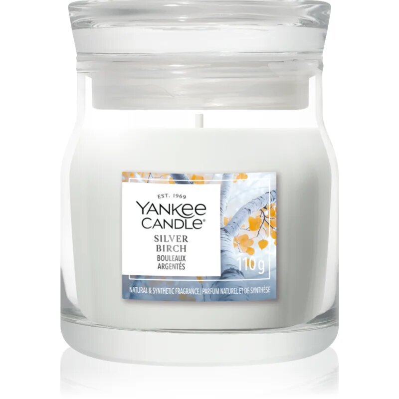 Yankee Candle Silver Birch vonná svíčka Signature 110 g