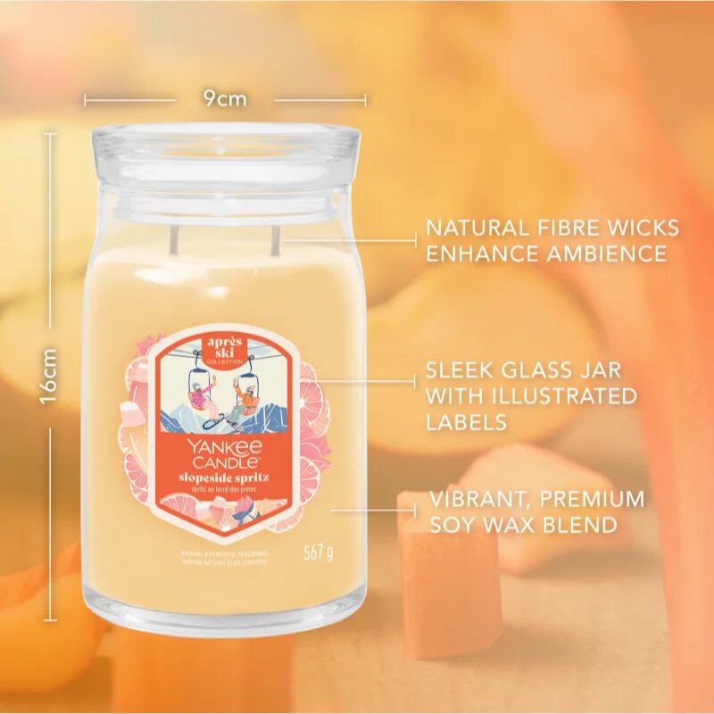 Yankee Candle Slopeside Spritz vonná svíčka Signature 567 g