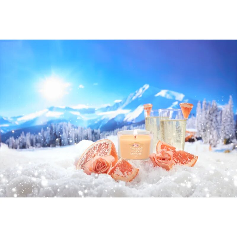 Yankee Candle Slopeside Spritz votivní svíčka glass 37 g