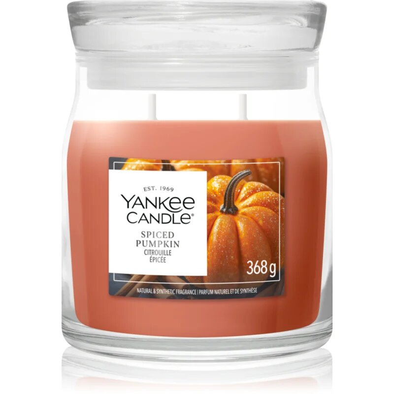 Yankee Candle Spiced Pumpkin vonná svíčka 368 g