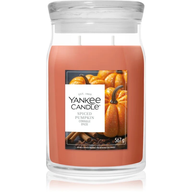 Yankee Candle Spiced Pumpkin vonná svíčka 567 g