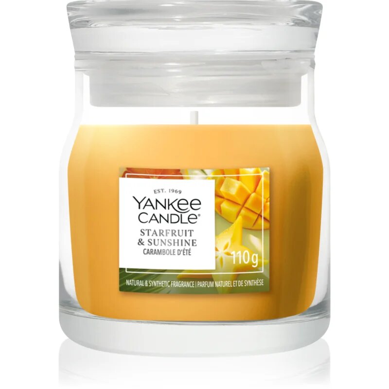 Yankee Candle Starfruit & Sunshine vonná svíčka Signature 110 g