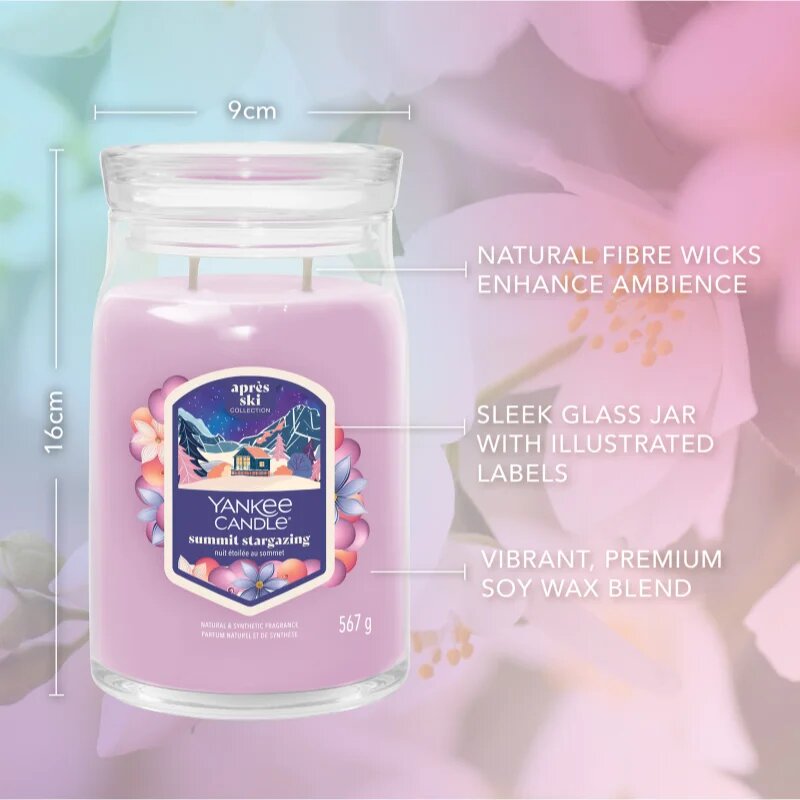 Yankee Candle Summit Stargazing vonná svíčka Signature 567 g