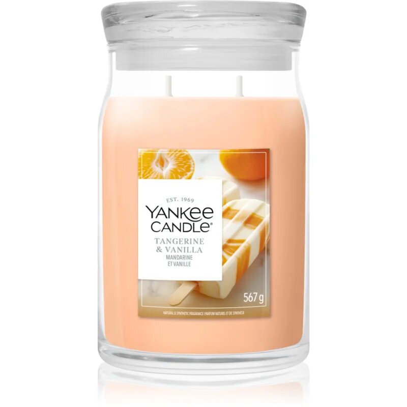 Yankee Candle Tangerine & Vanilla vonná svíčka 567 g