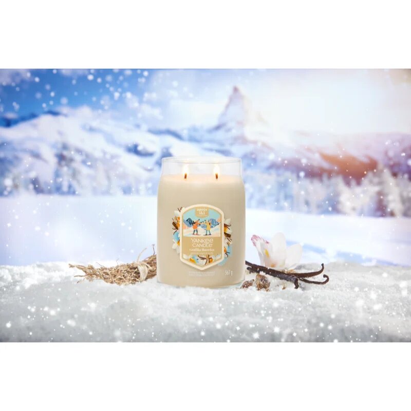 Yankee Candle Vanilla Flurries vonná svíčka Signature 567 g