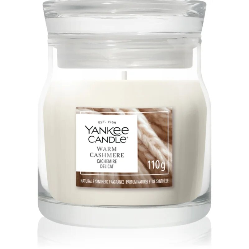 Yankee Candle Warm Cashmere vonná svíčka Signature 110 g