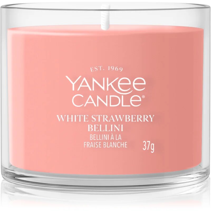 Yankee Candle White Strawberry Bellini votivní svíčka 37 g