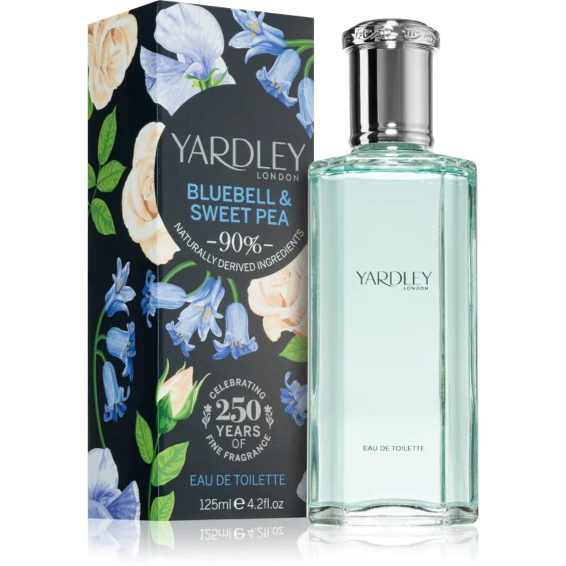 Yardley Bluebell & Sweetpea toaletní voda pro ženy 125 ml