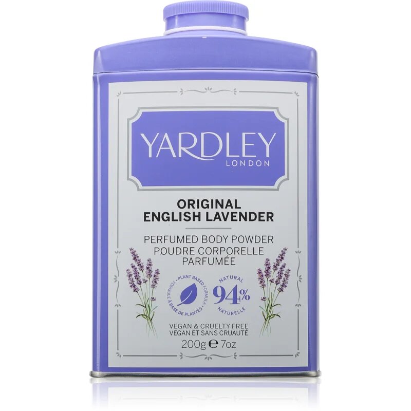 Yardley English Lavender parfémovaný pudr 200 g