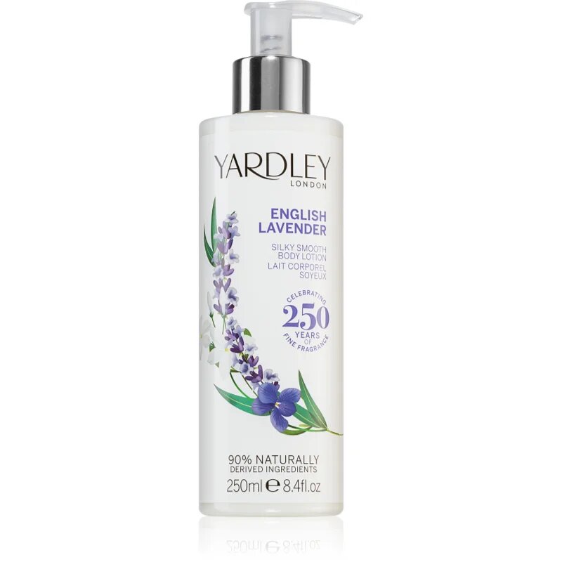 Yardley English Lavender zjemňující tělové mléko 250 ml