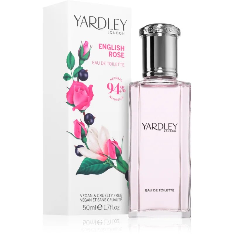 Yardley English Rose toaletní voda pro ženy 50 ml