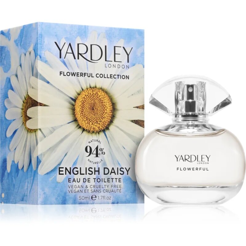Yardley Flowerful English Daisy toaletní voda pro ženy 50 ml