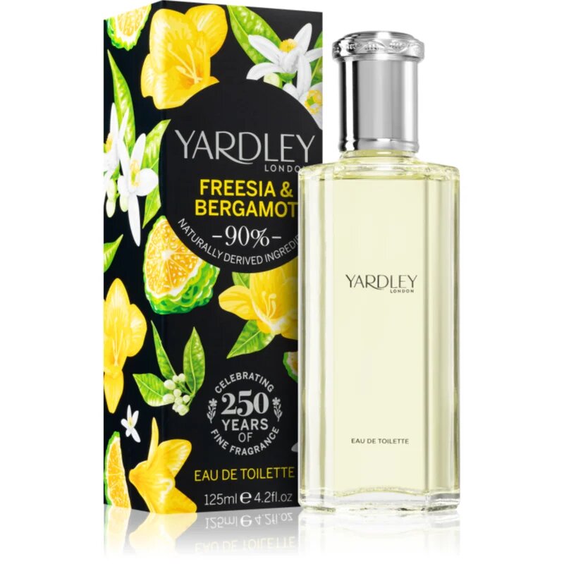 Yardley Freesia & Bergamot toaletní voda pro ženy 125 ml