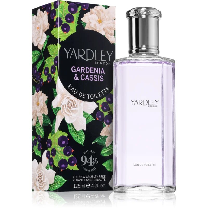 Yardley Gardenia & Cassis toaletní voda pro ženy 125 ml