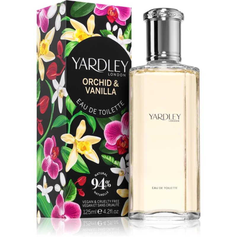 Yardley Orchid & Vanilla toaletní voda pro ženy 125 ml