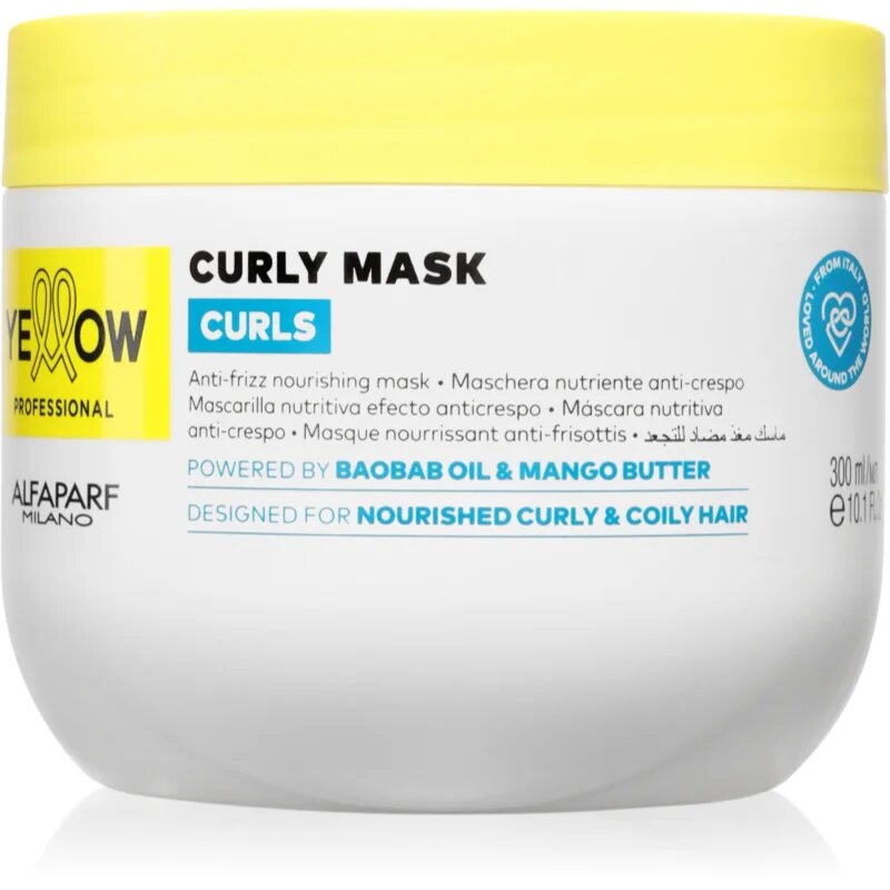 Yellow Professional Curls Curly Mask maska pro vlnité a kudrnaté vlasy 300 ml