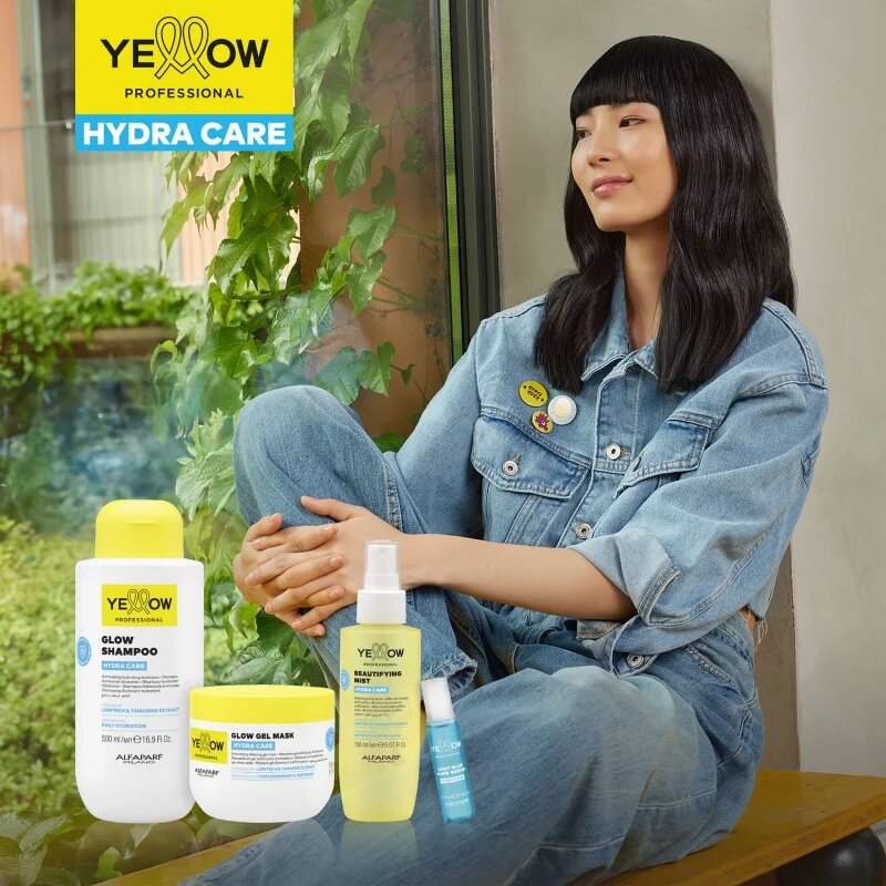 Yellow Professional Hydra Care Glow Shampoo hydratační šampon pro všechny typy vlasů 500 ml