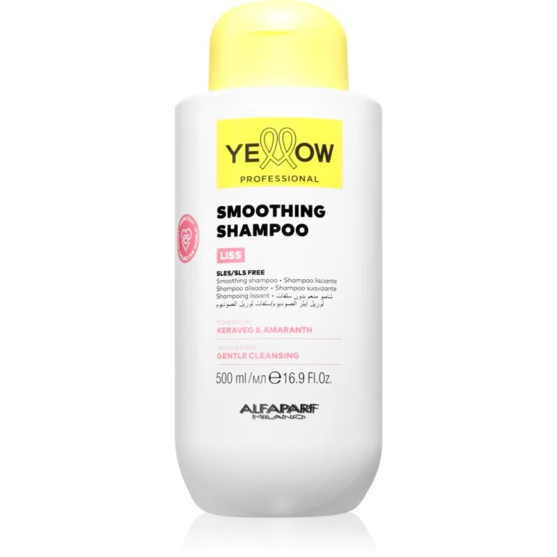 Yellow Professional Liss Smoothing Shampoo šampon pro uhlazení a hydrataci vlasů 500 ml