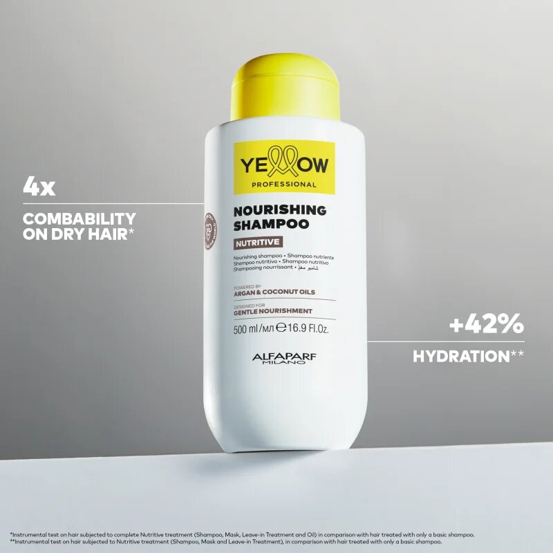 Yellow Professional Nutritive Shampoo šampon pro suché a křehké vlasy na vlasy 500 ml