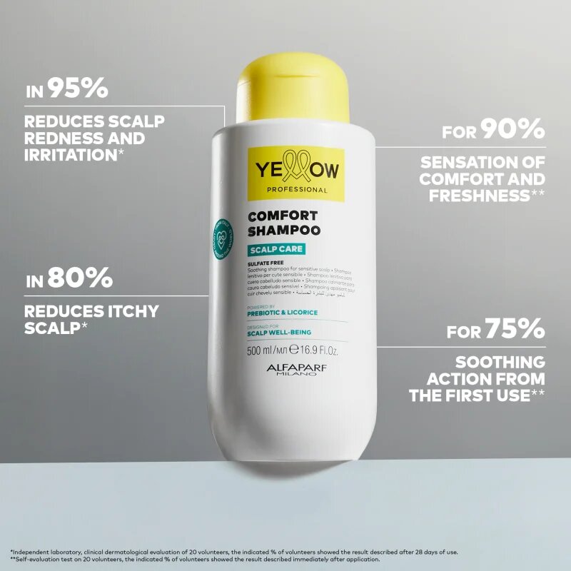 Yellow Professional Scalp Care Comfort Shampoo šampon pro citlivou vlasovou pokožku 500 ml