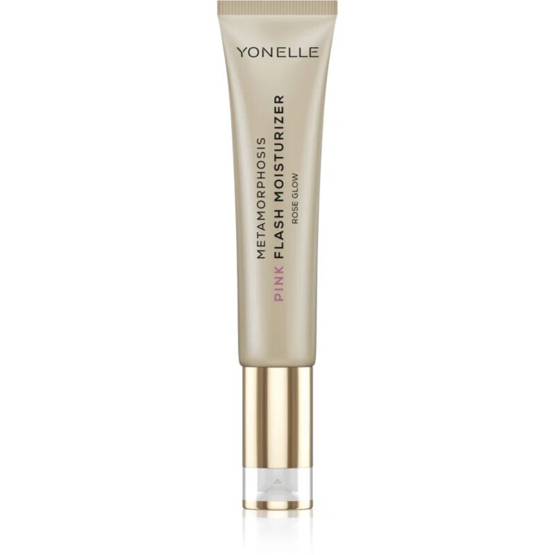 Yonelle Metamorphosis Pink Flash Moisturizer hydratační krém s rozjasňujícím efektem odstín Rose Glow 25 ml
