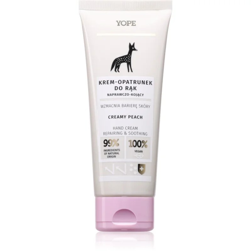 Yope Creamy Peach intenzivně hydratační krém na ruce 50 ml