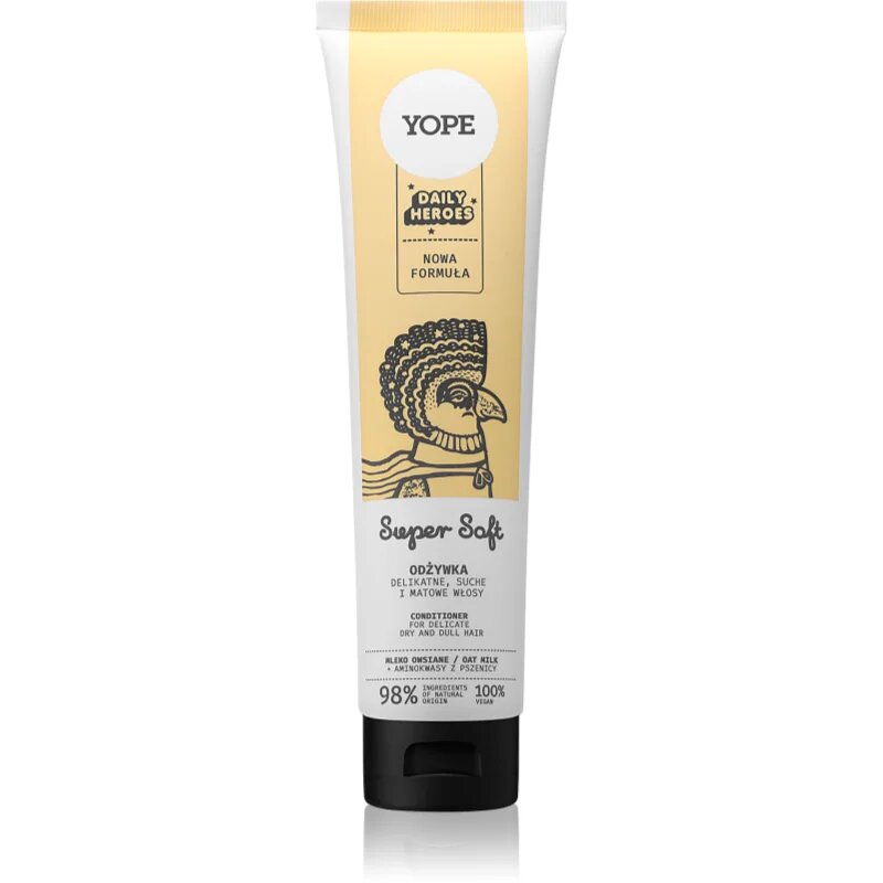 Yope Daily Heroes Soft Conditioner Oat Milk posilující kondicionér pro křehké vlasy 170 ml