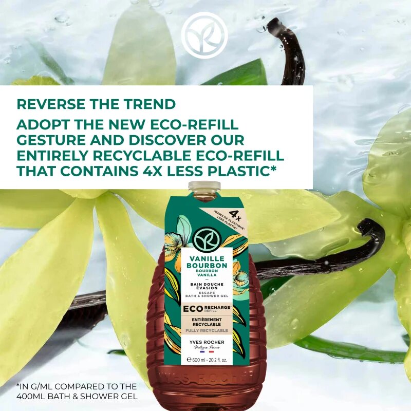 Yves Rocher Bain de Nature jemný sprchový gel 600 ml