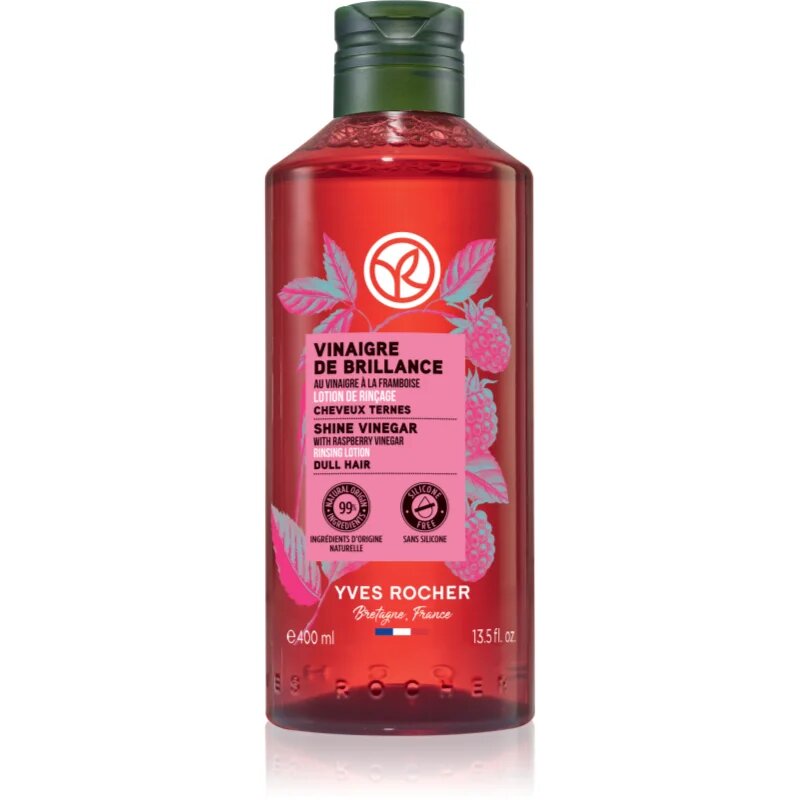 Yves Rocher Brillance malinový ocet pro lesklé vlasy 400 ml