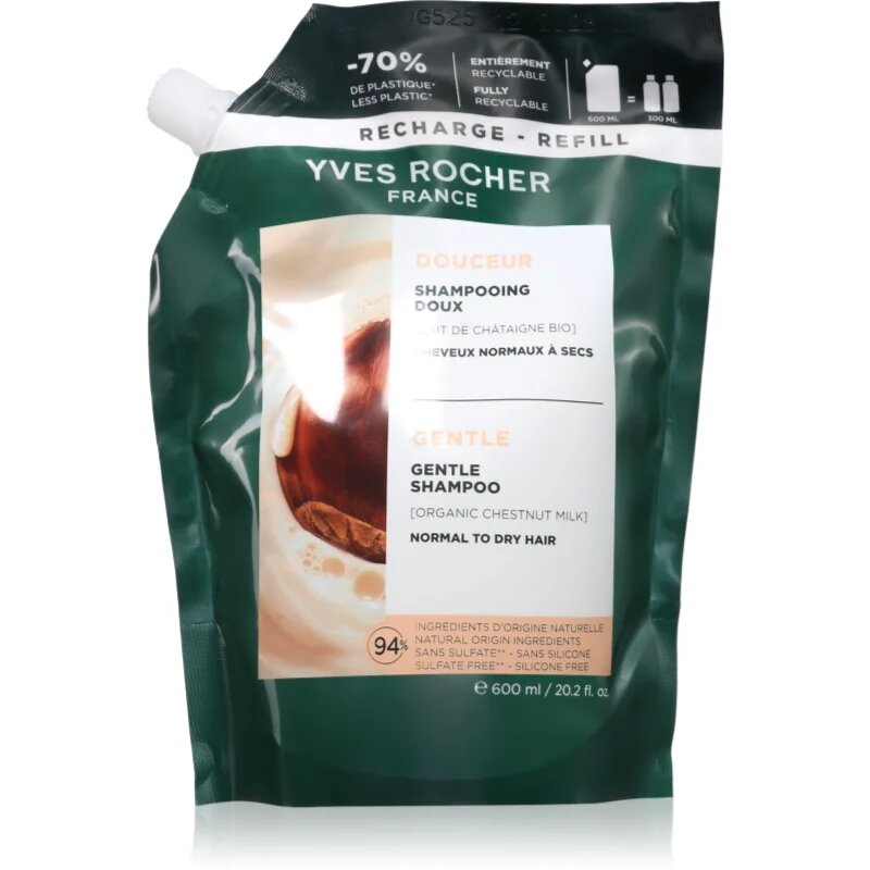 Yves Rocher Douceur zjemňující šampon 600 ml