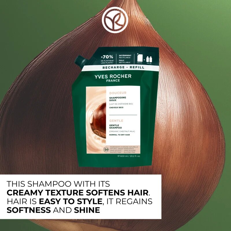 Yves Rocher Douceur zjemňující šampon 600 ml