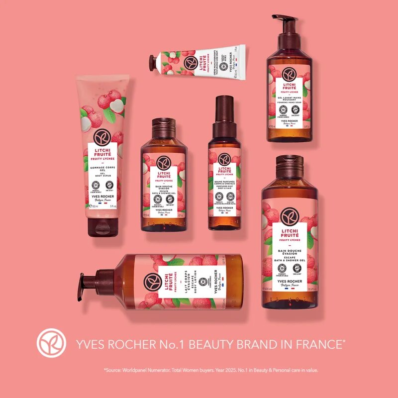 Yves Rocher Fruity Lichee sprchový gel 400 ml