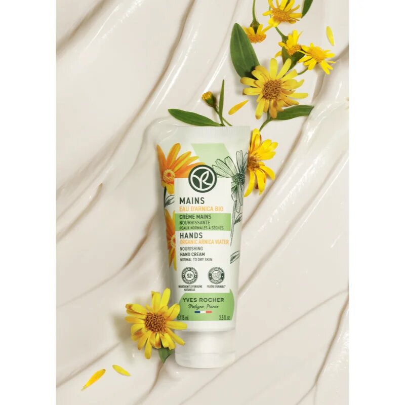 Yves Rocher Mains vyživující krém na ruce Organic Anica Water 75 ml