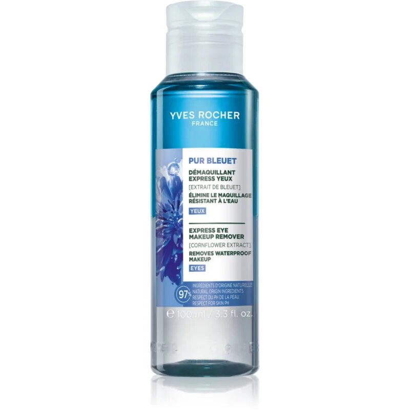Yves Rocher Pur Bleuet dvoufázový odličovač očního make-upu 100 ml