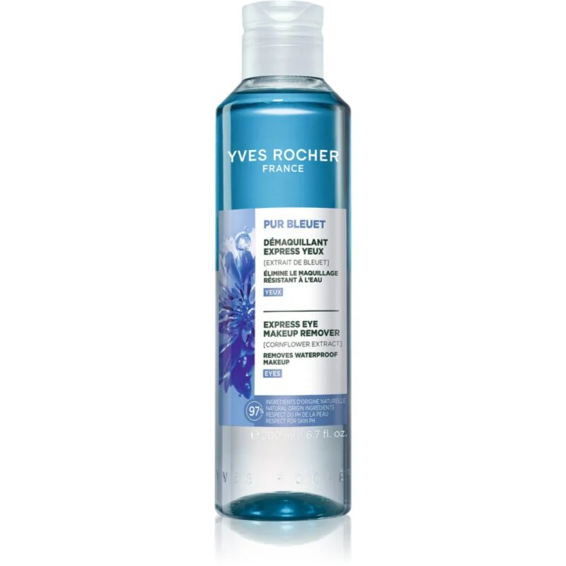 Yves Rocher Pur Bleuet dvoufázový odličovač očního make-upu 200 ml
