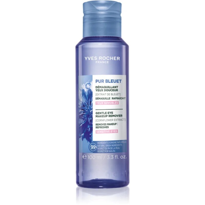 Yves Rocher Pur Bleuet jemný odličovač očí pro citlivé oči 100 ml