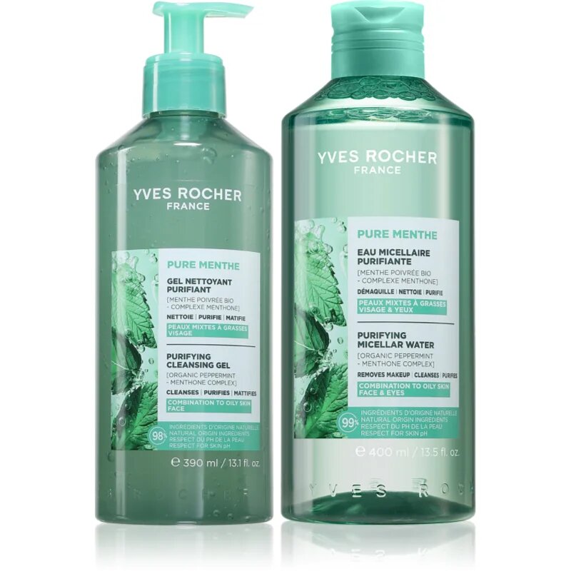 Yves Rocher Pure Menthe sada na obličej