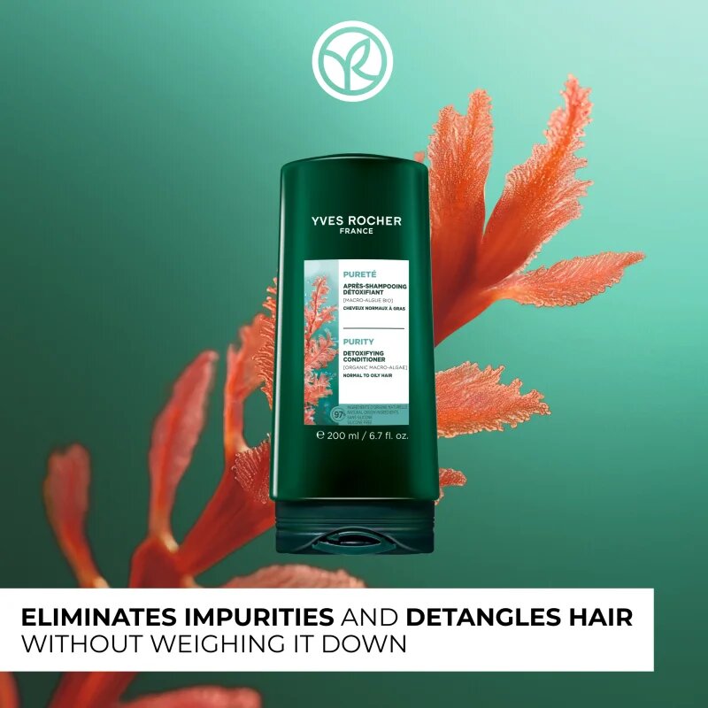 Yves Rocher Pureté čisticí detoxikační kondicionér 200 ml