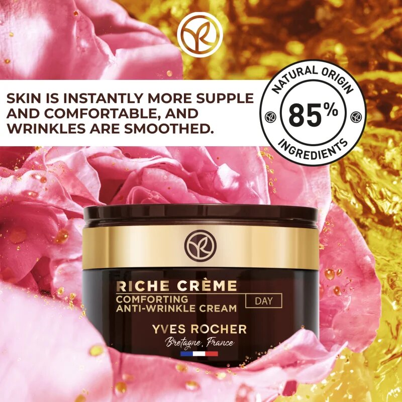 Yves Rocher Riche Créme denní protivráskový krém 50 ml