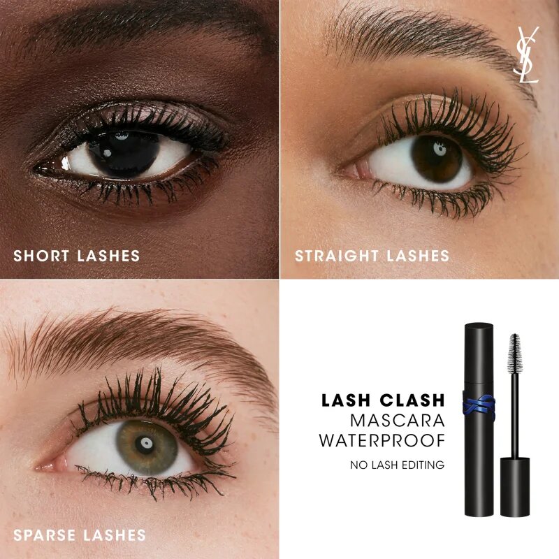 Yves Saint Laurent Lash Clash Waterproof voděodolná řasenka pro objem pro ženy Black 8.6 ml