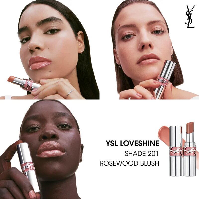 Yves Saint Laurent Loveshine Lipstick hydratační lesklá rtěnka pro ženy 201 Rosewood Blush 32 g