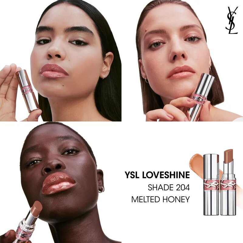 Yves Saint Laurent Loveshine Lipstick hydratační lesklá rtěnka pro ženy 204 Melted Honey 32 g