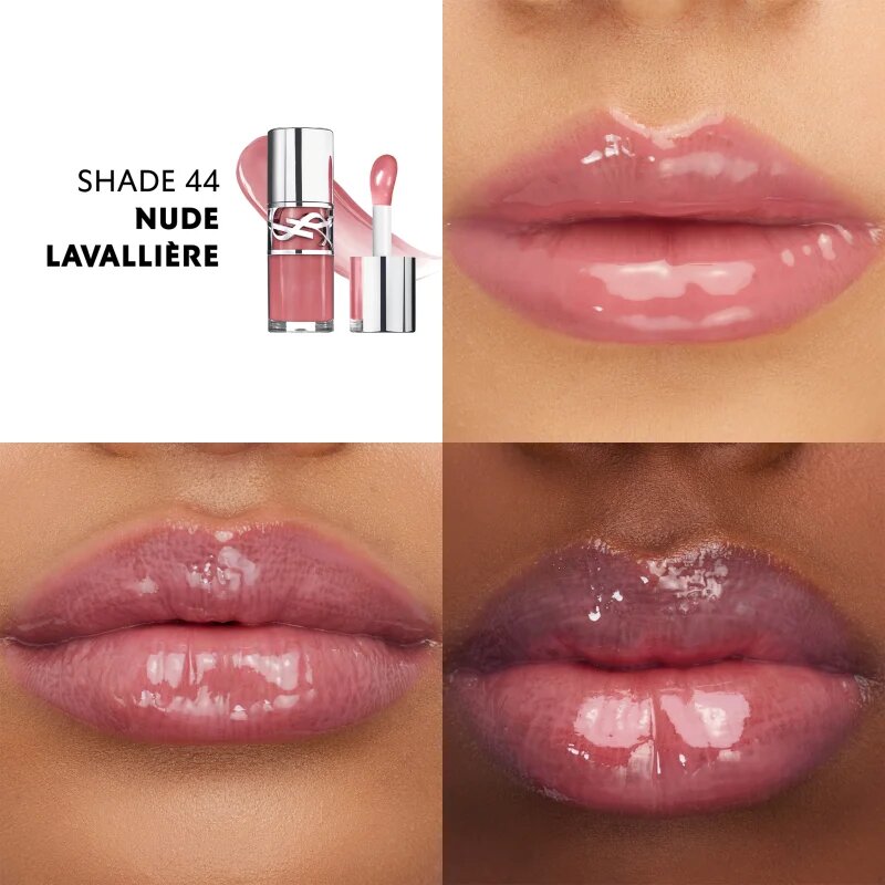 Yves Saint Laurent Loveshine Plumping Lip Oil Gloss lesk na rty odstín 44 Nude Lavalliere 6 ml