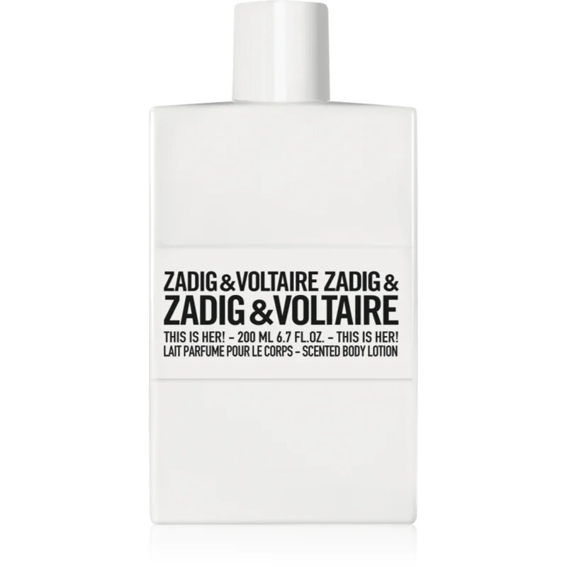 ZADIG&VOLTAIRE THIS IS HER! tělové mléko pro ženy 200 ml