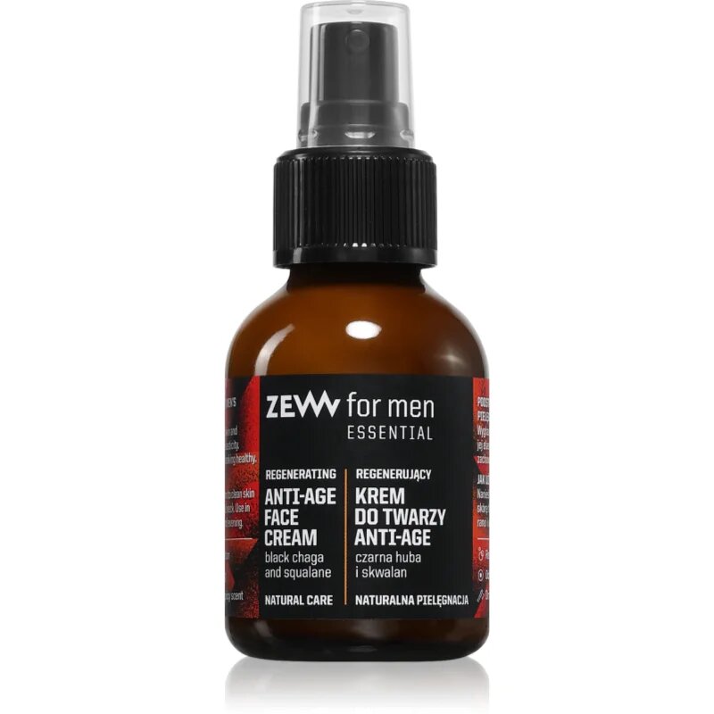 Zew For Men FACE CREAM Essential regenerating anti-age denní krém proti stárnutí pleti 50 ml