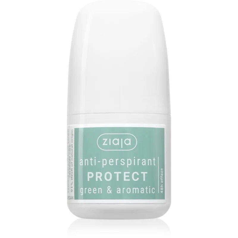 Ziaja Antiperspirant Protect antiperspirant roll-on vůně Green & Aromatic 60 ml