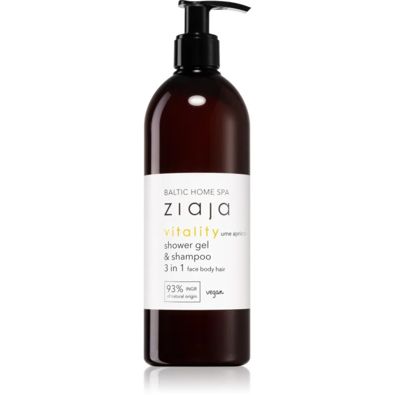 Ziaja Baltic Home Spa Vitality sprchový gel na obličej tělo a vlasy 500 ml